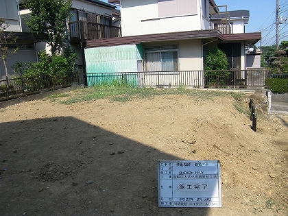 横浜注文住宅　地盤改良工事